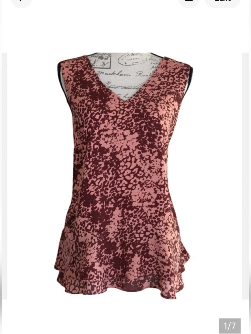 Zac & Rachel Sleeveless Blouse.